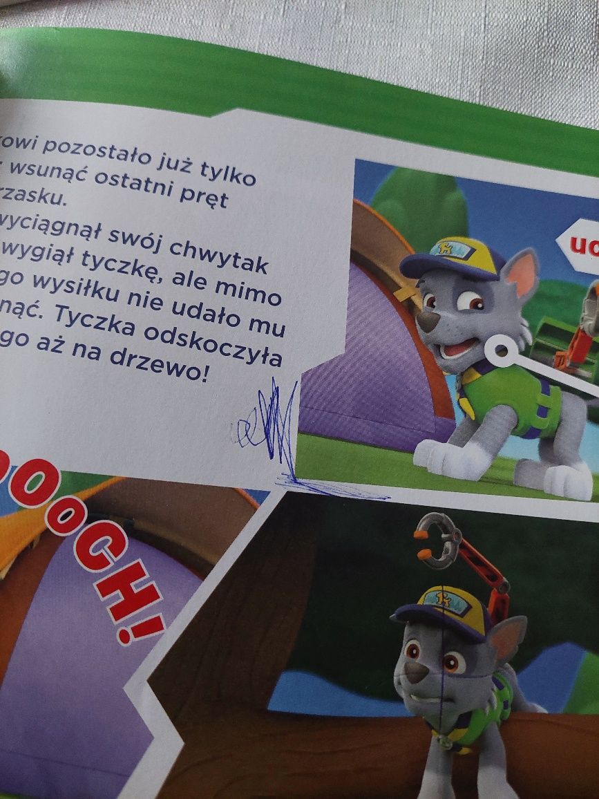 Zestaw Psi Patrol książki i puzzle