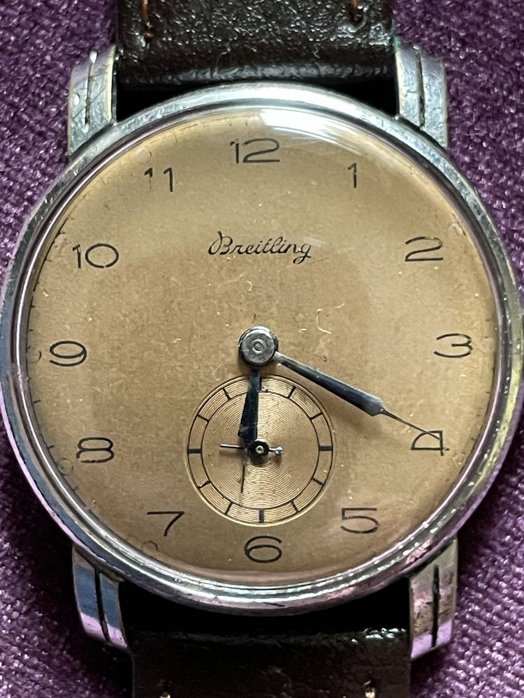 Breitling mecanico corda, muito antigo e raro.