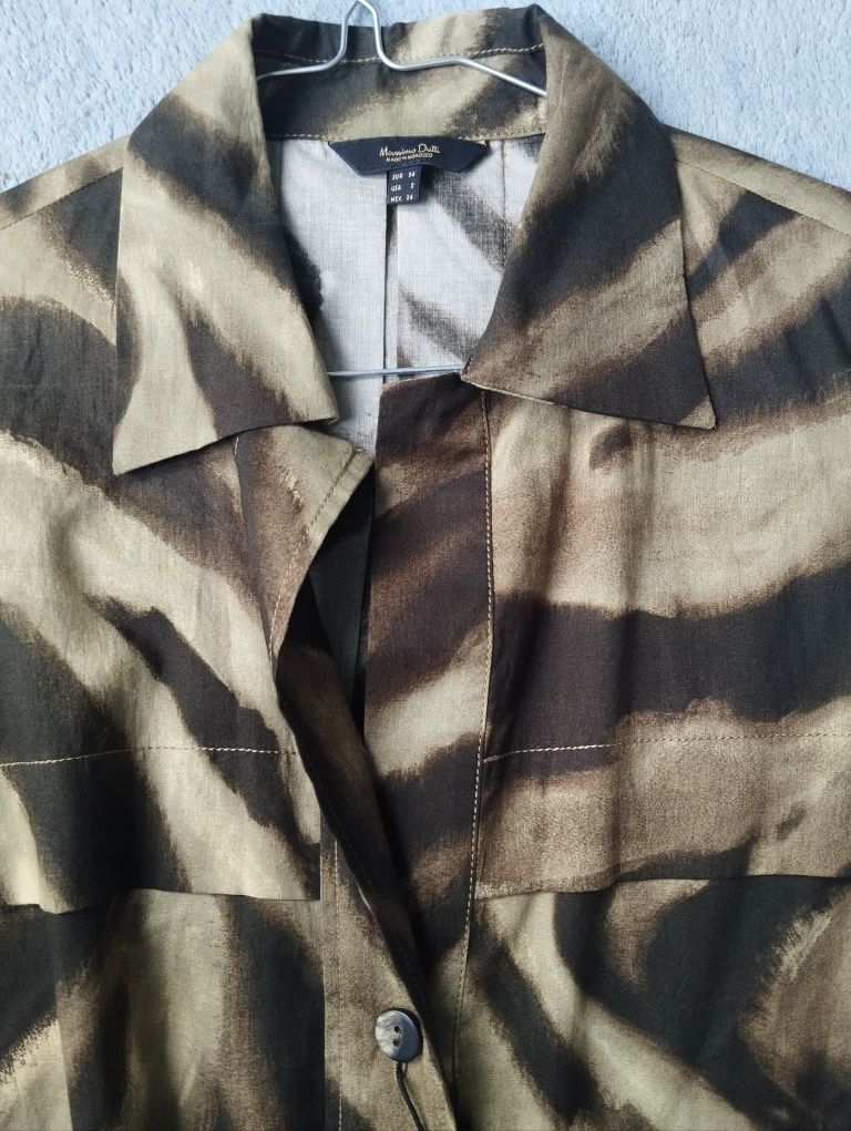 Koszula oversize Massimo Dutti