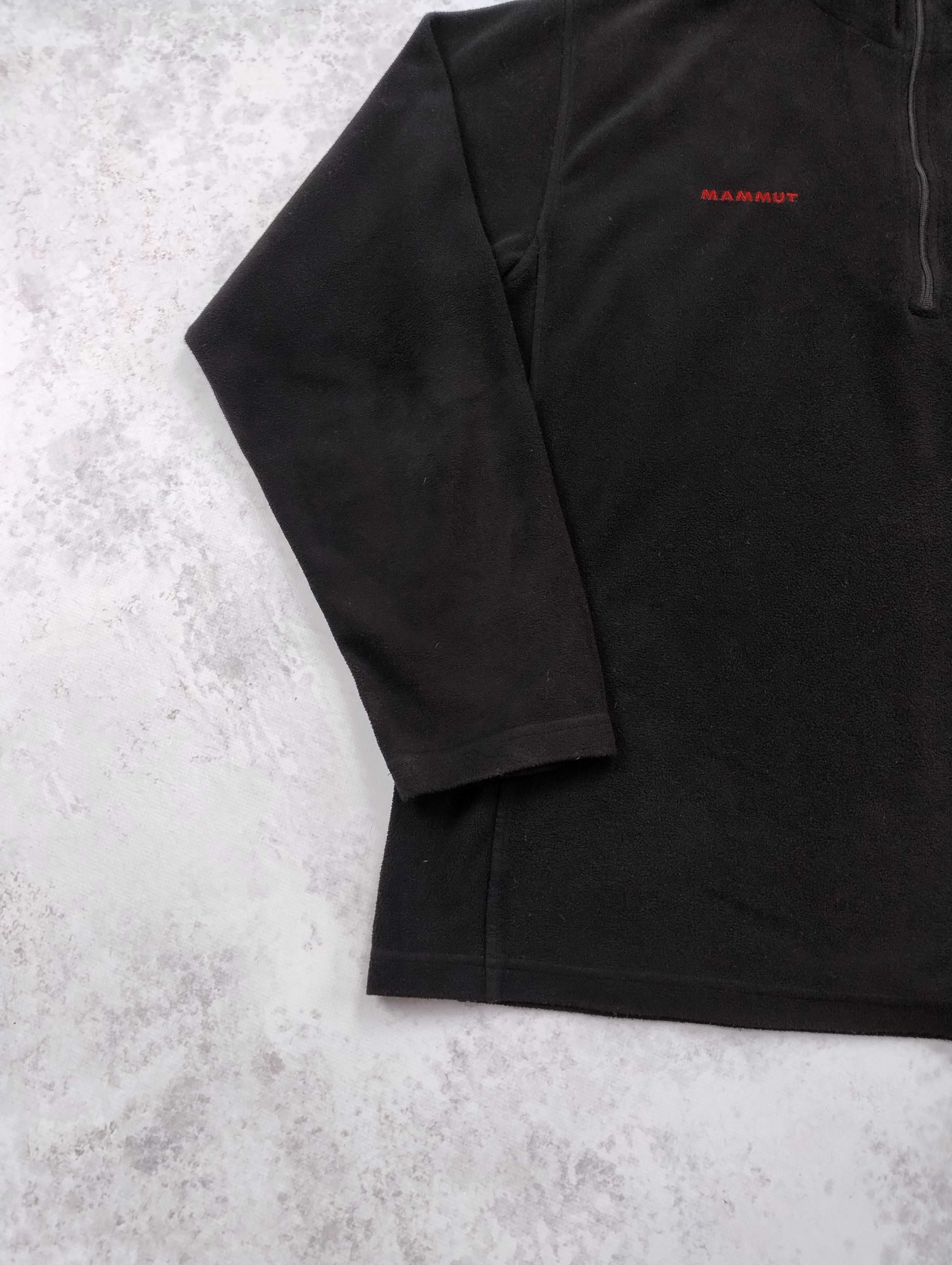Czarny polar Mammut Tecnopile half zip outdoor turystyczny XXL