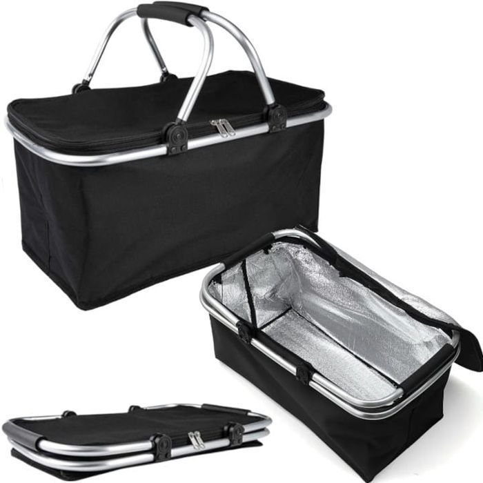 Kosz Koszyk Piknikowy Turystyczny Termiczny Składany Na Zakupy Biwak