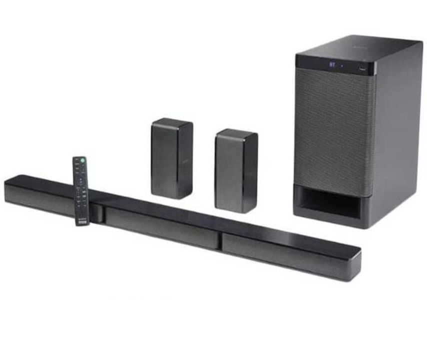 Soundbar Sony Preto com Subwoofer e Controlo