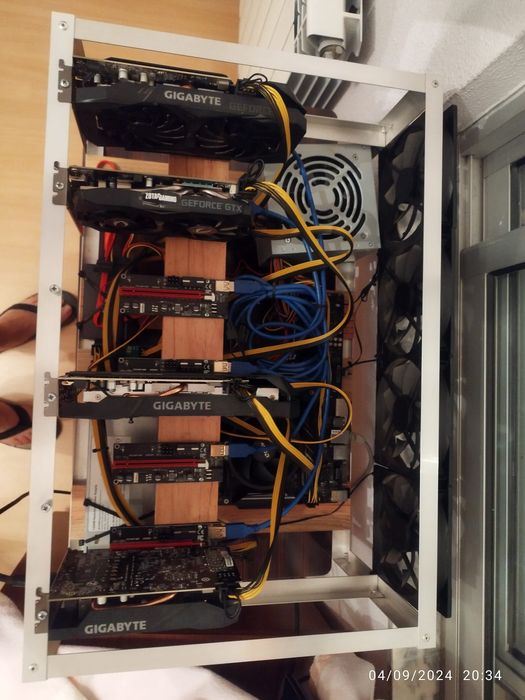 Rig de mineração 6 slots