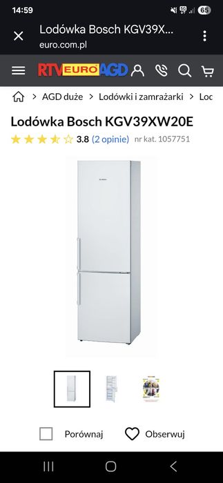 Lodówko zamrażarka Bosch dzialajaca