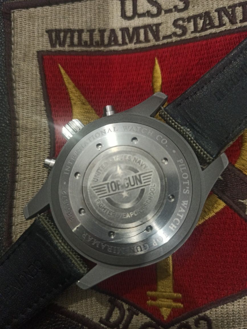 Zegarek męski typu IWC Top Gun Miramar Pilot's USN