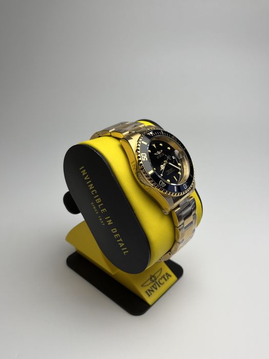 Invicta 26975, invicta pro diver, золотистий годинник інвікта