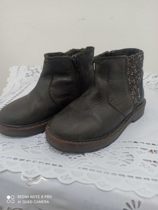 Botki dziecięce czarne Zara Baby Dream Bio 23