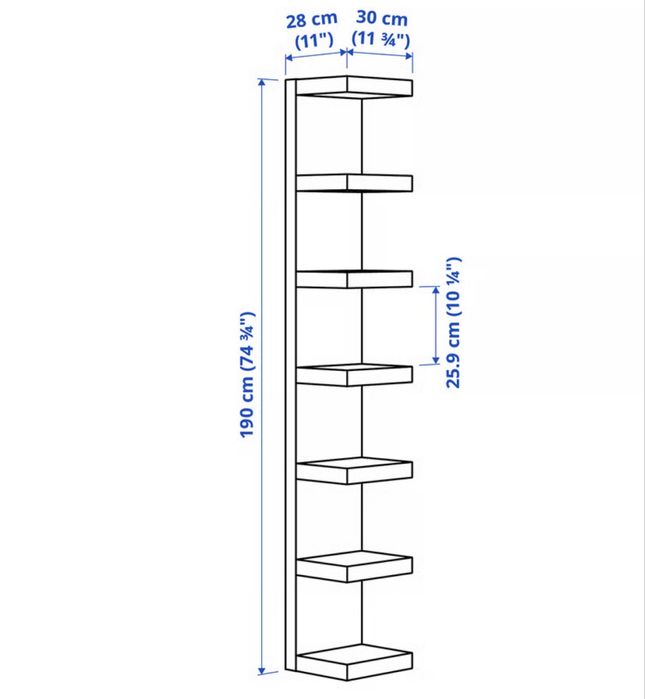 Półka ścienna IKEA LACK