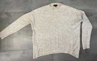 Kremowy beżowy melanż sweterek new look S do L