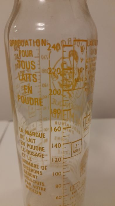 Biberon de vidro antigo