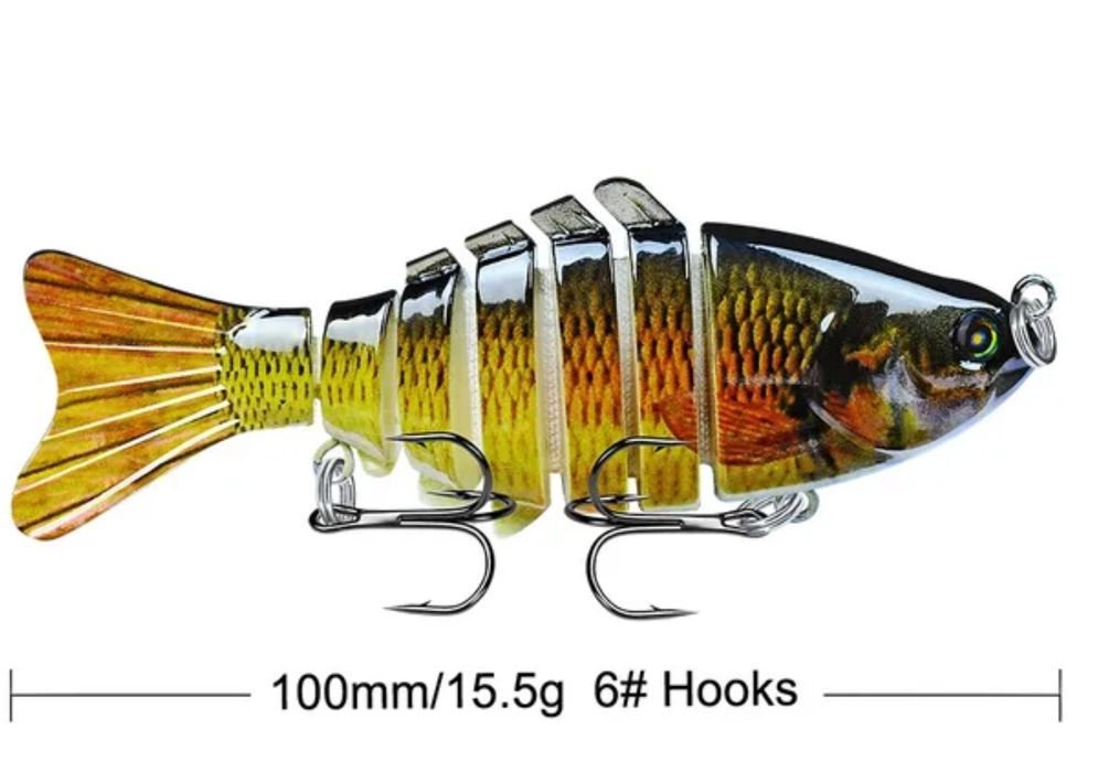 Przynęty Spinning Zestaw 5szt WOBLER Karaś Łamany Szczupak Sandacz
