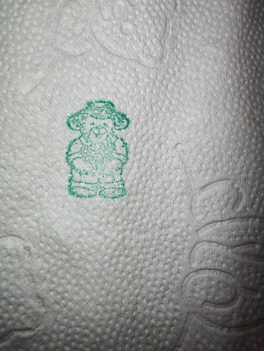 Nasadka misia na długopis z lat 90' z pieczątką