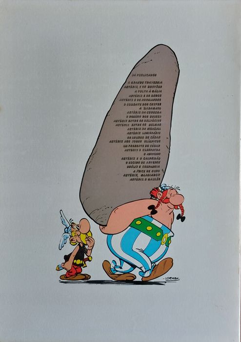 Livro BD - Uma Aventura de ASTÉRIX o Gaulês  "Astérix e o Caldeirão"