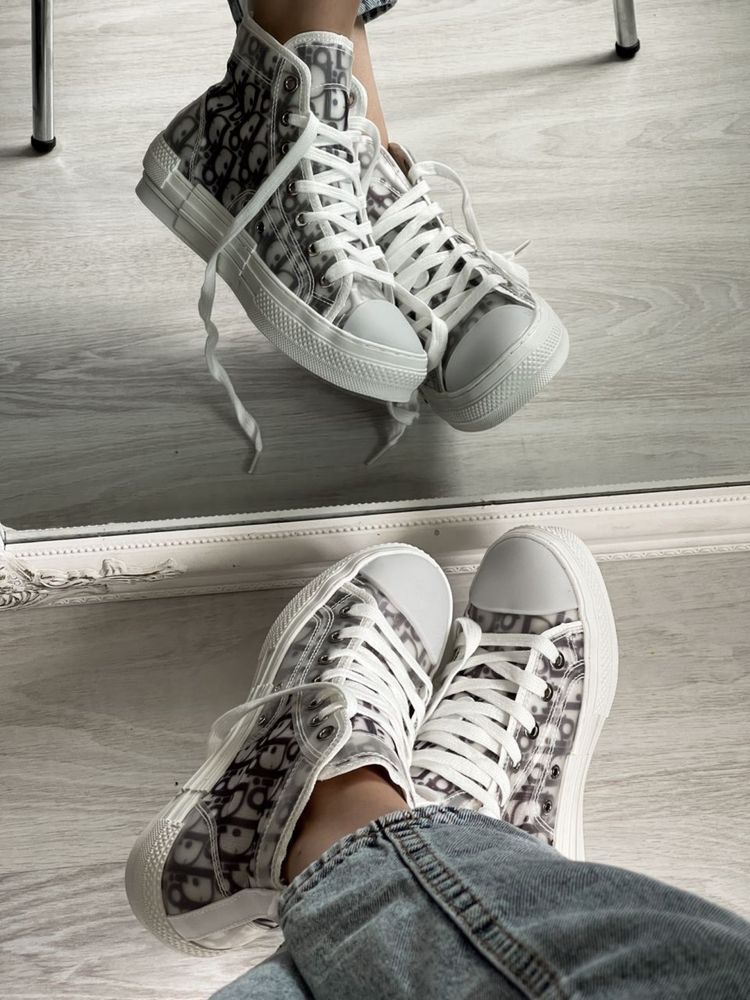 Buty Dior b23 high grey