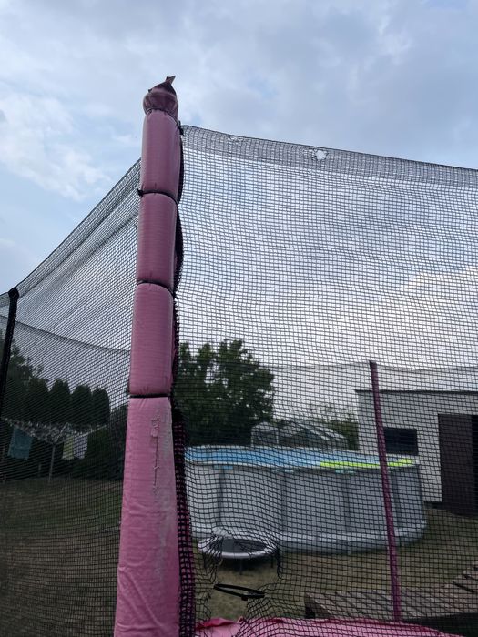 Trampolina różowa średnica 3m