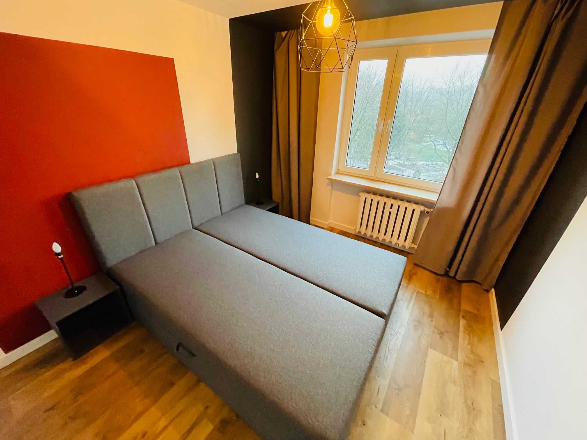 Śliczna - 3 pokoje, duży balkon, piwnica, umeblowane i wyposażone
