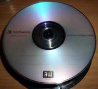Остаток блока DVD-дисков Verbatim DVD+R 4.7GB/8X/120min