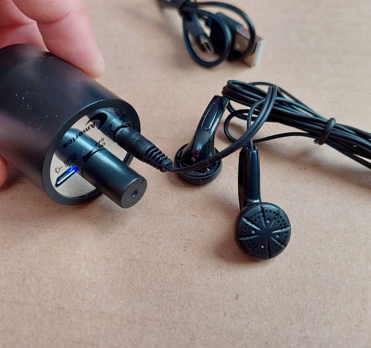 Микрофон - прослушать за стеной с 1600х усилителем звука и наушниками