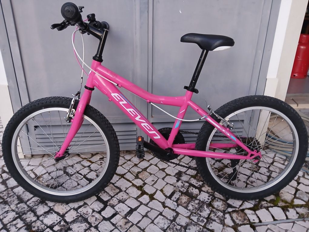 Bicicleta de menina Eleven com mudanças, roda 20
