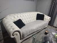 Sofa + 2 fotele Chesterfield