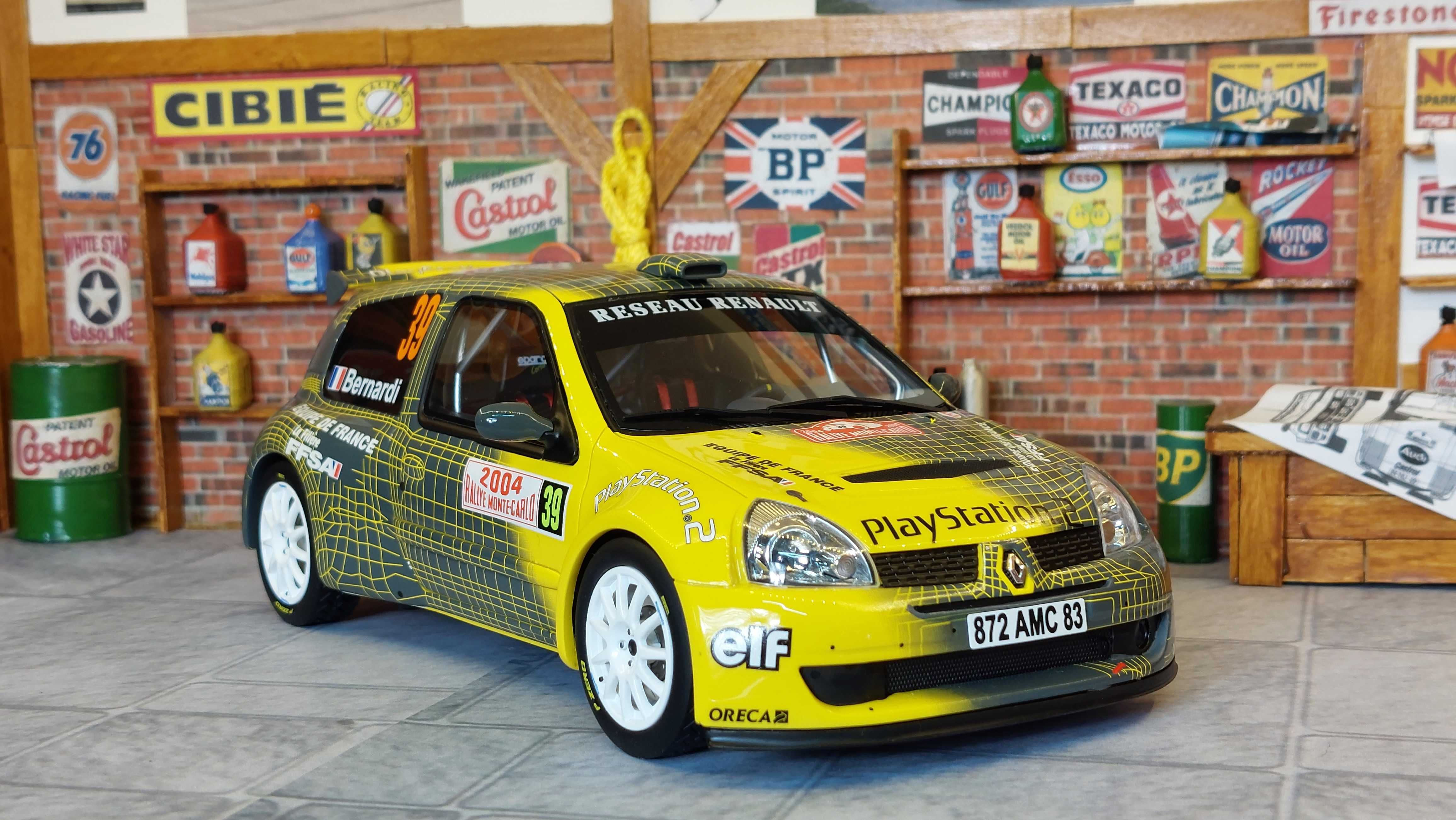 Renault Clio S1600 kit car Monte-Carlo 2004 otto 1:18