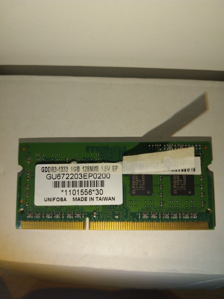 SODIMM Unifosa DDR3 1Gb 1333MHz GU672203EP0200 пам'ять для нетбука