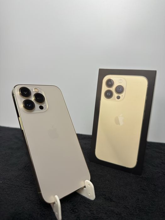 iPhone 13 Pro|Gold|100%|Super Stan|Zestaw