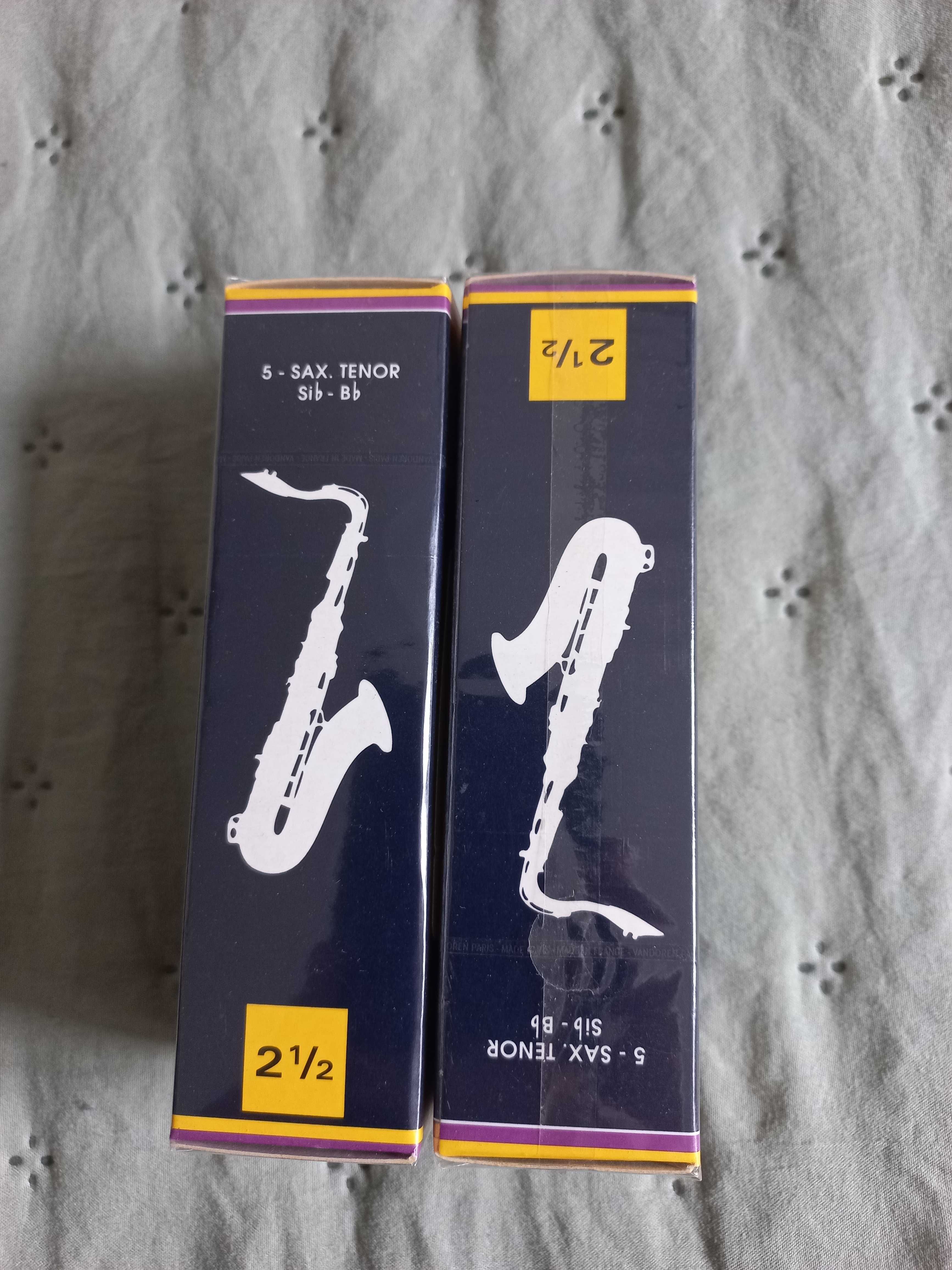 Palhetas saxofone tenor Vandoren Classic Blue Tenor Sax 2.5