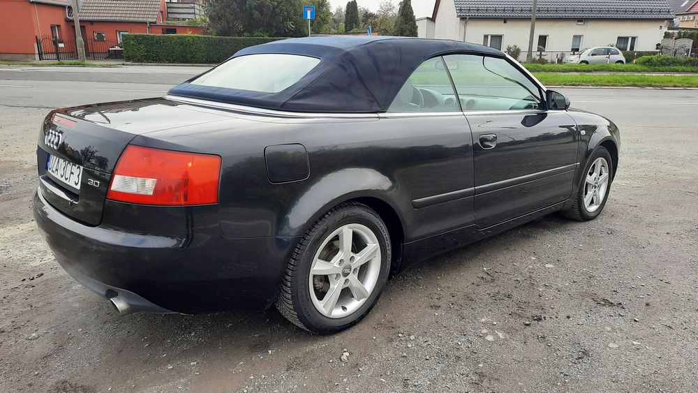 Audi A4 Cabrio 3.0 V6 benzyna skrzynia automatyczna
