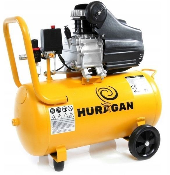 Компрессор воздушный HURAGAN 50 л масляний компресор на 50 літрів