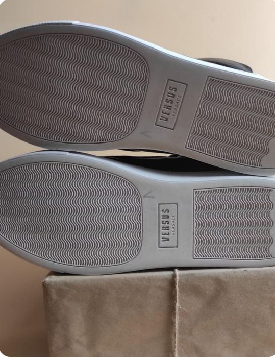 Versus Versace шкіряні високі кеди ботинки  р.41-42