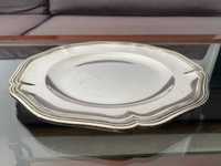 Старинная посеребренная тарелка Cailar Bayard.  Франция 1921г.