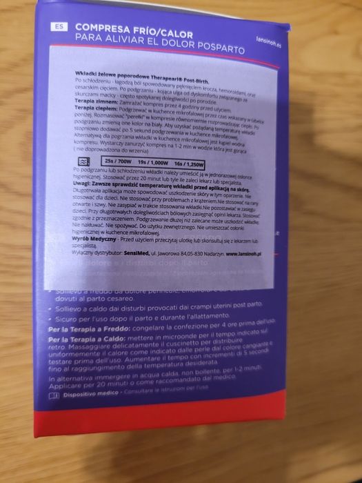 Lansinoh wkładki żelowe poporodowe i zestaw pokrowców na wkładki