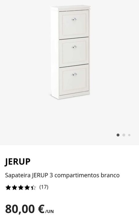 Vendo sapateira branca