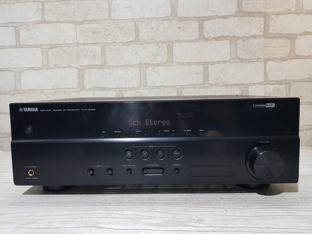 Пульт!6.1 АVСтерео ресивер/підсилювач  Yamaha HTR-2064 HDMI б/у +1