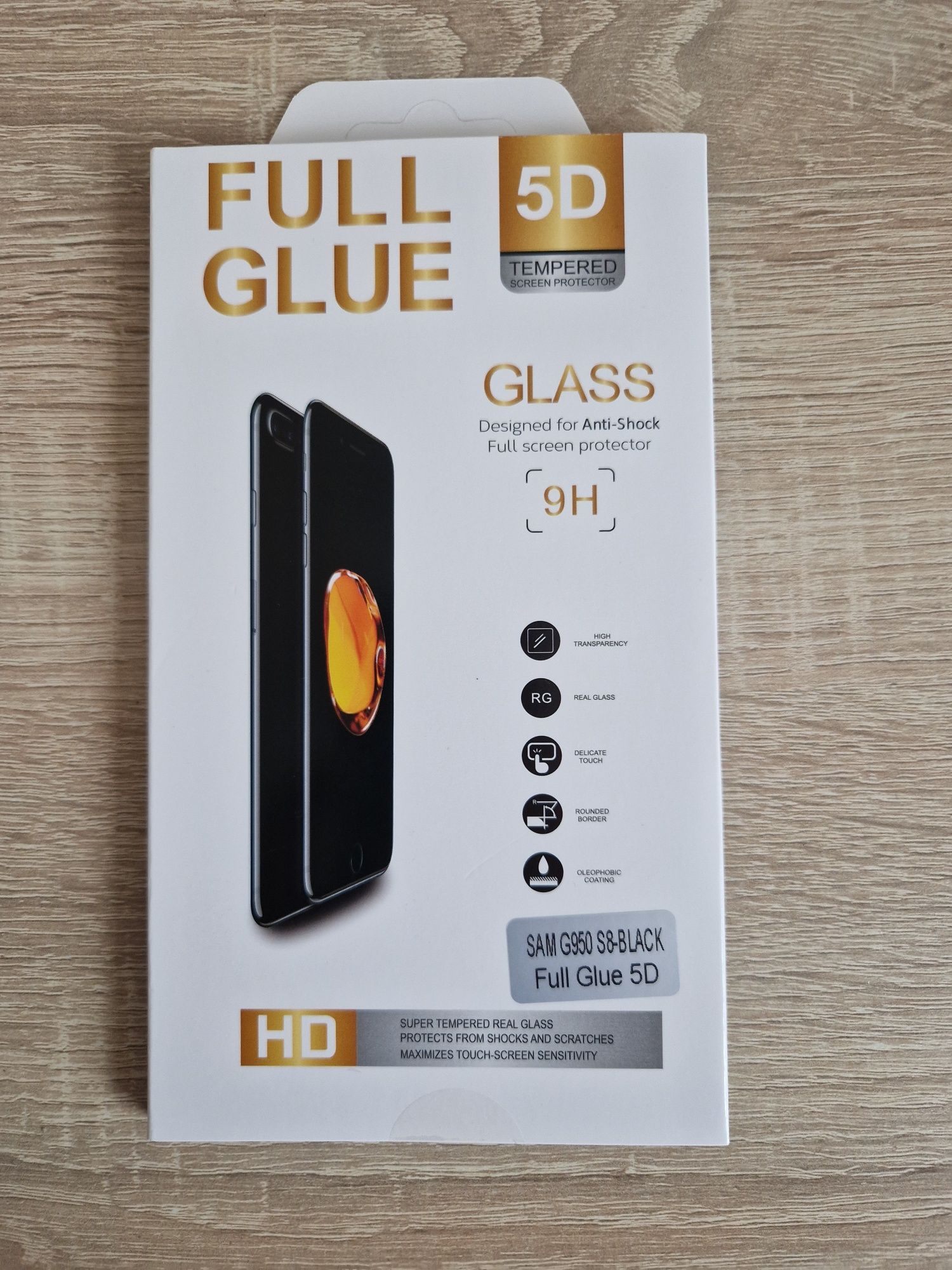 Hartowane szkło Full Glue 5D do SAMSUNG GALAXY S8