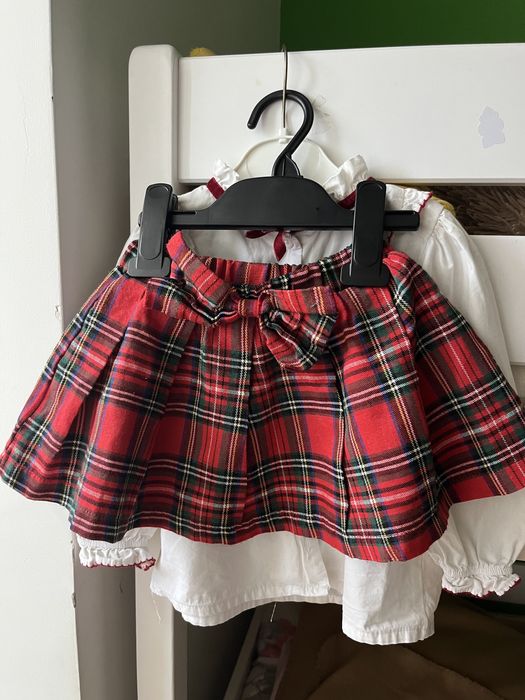 Набір новорічний, святковий, новий рік,комплект,спідничка червона,соро