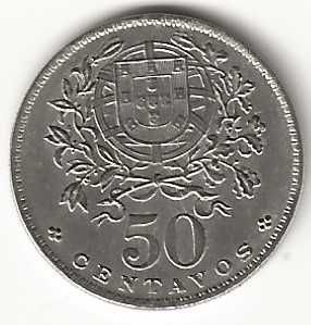 50 Centavos de 1968, Republica Portuguesa