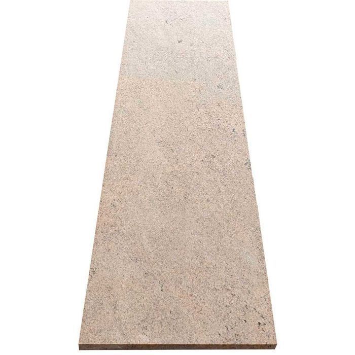 Stopień granitowy Multicolor Red płomieniowany 150x33x2 cm czerwony