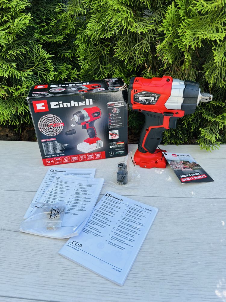 Ударний гайковерт безщітковий Einhell TP-CW 18Li BL - Solo