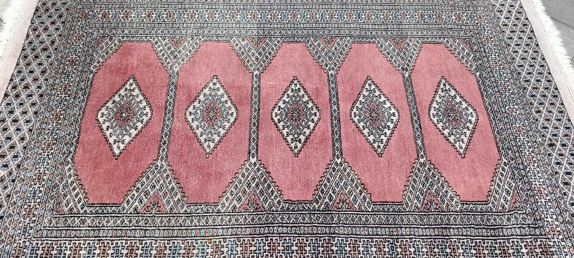 Buchara dywan wełniany tkany ręcznie 167 x 95 cm wełna perski