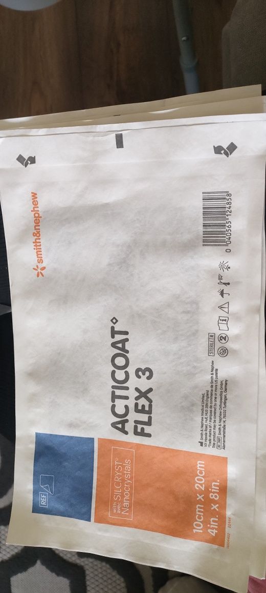 Acticoat flex 3 opatrunki