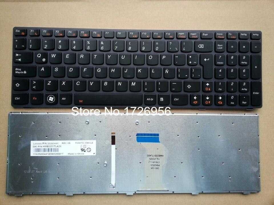 Новая Клавиатура Lenovo Y580 с подсветкой