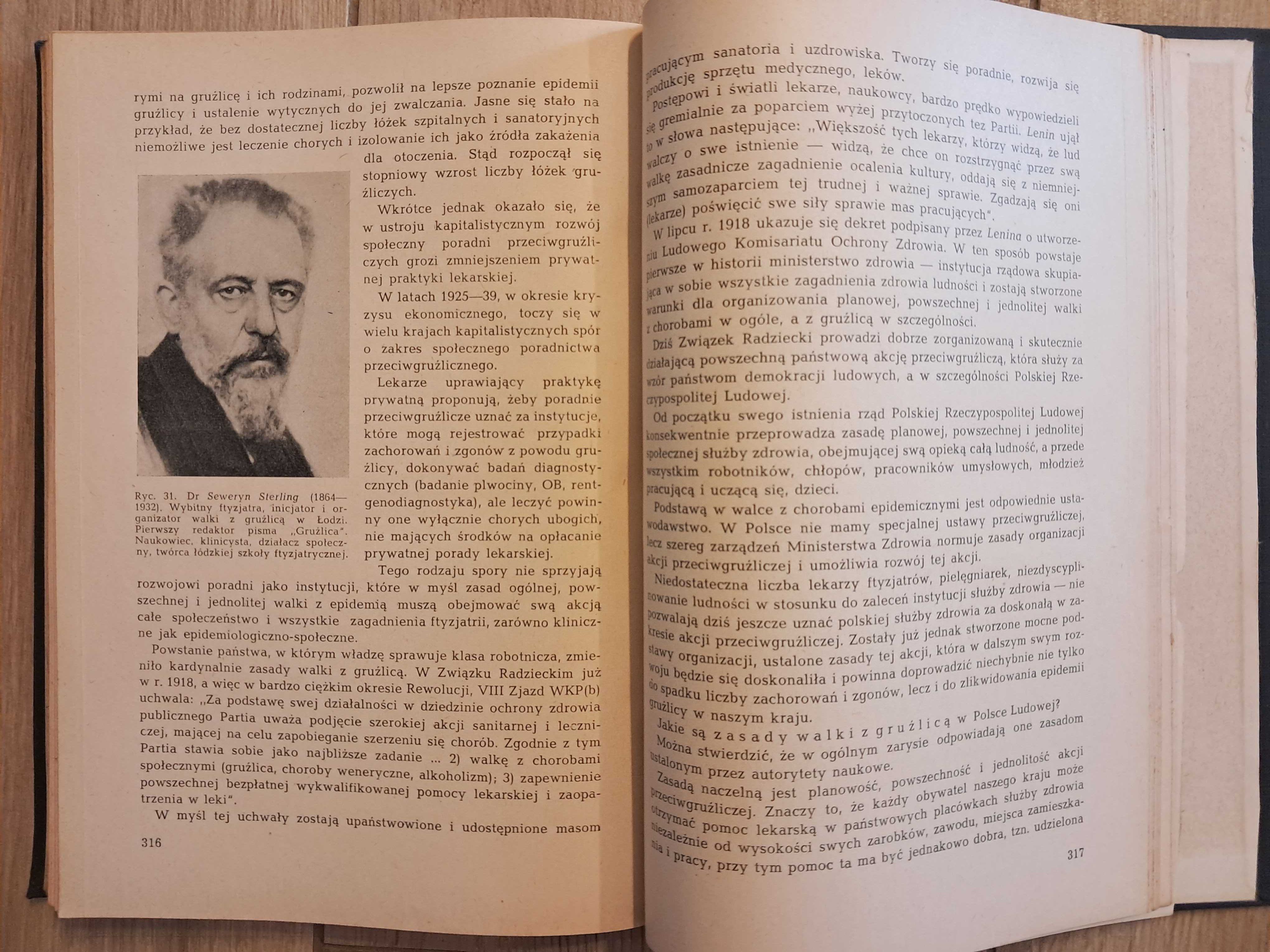 Ftyzjatria - J. Misiewicz - 1954r - podręcznik dla studentów medycyny