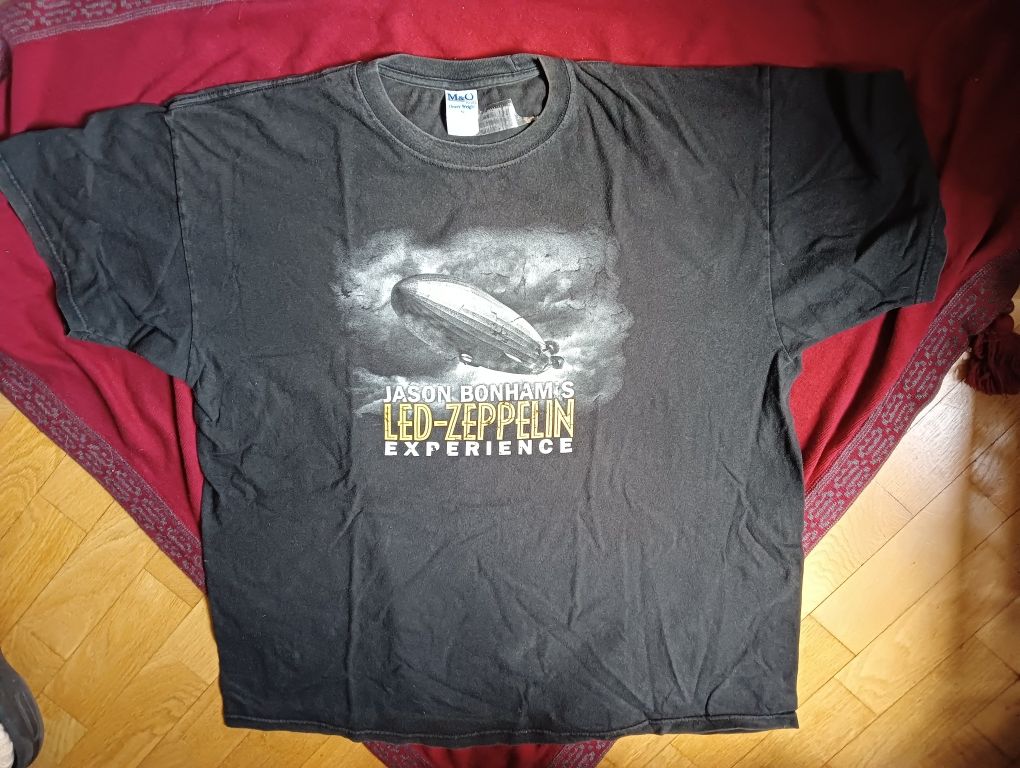 Unikat koszulka Jason Bonham L/XL tshirt Led Zeppelin org merch