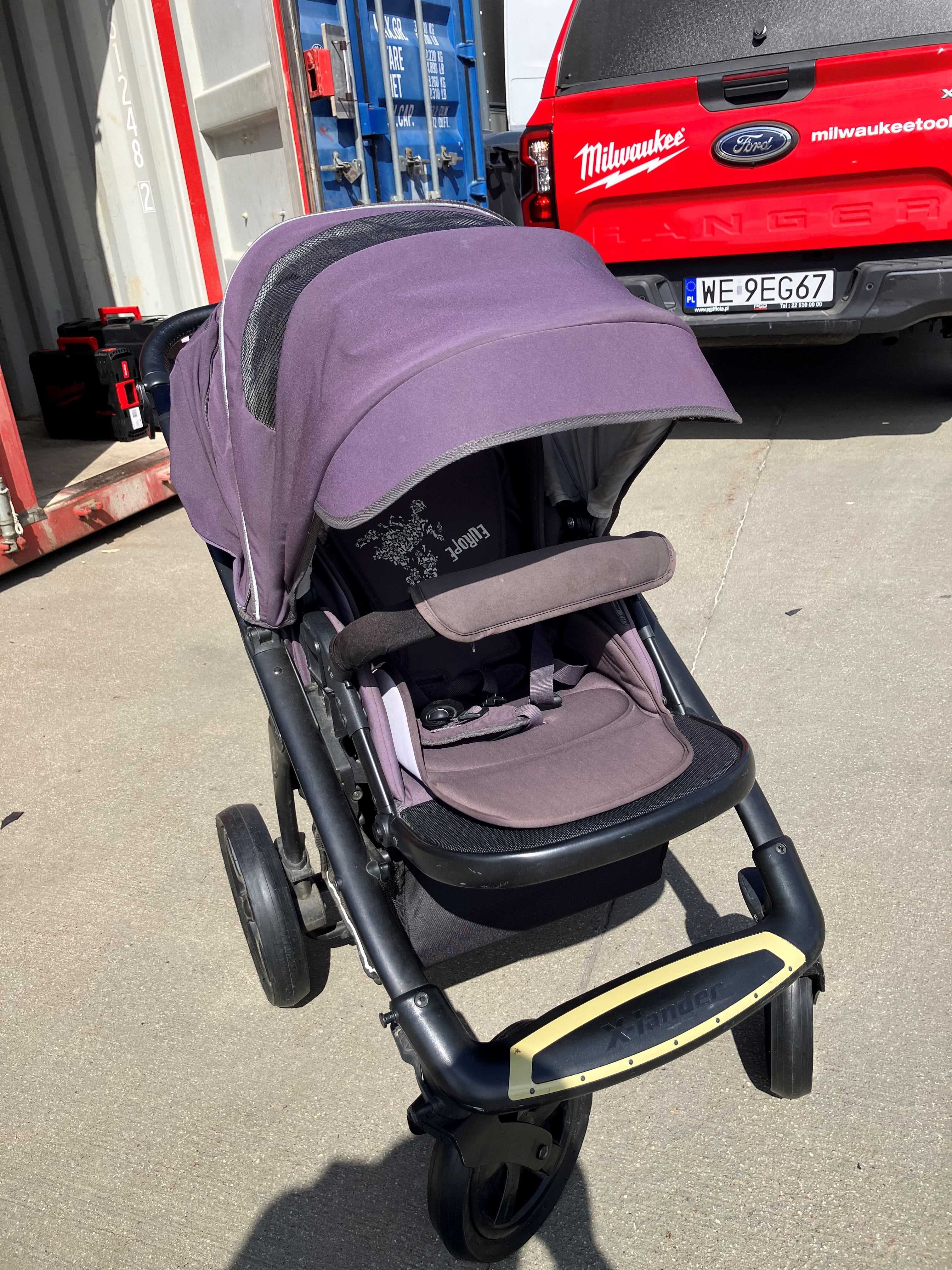 Wózek X-Lander X-move + nosidełko Maxi Cosi + fotelik Britax