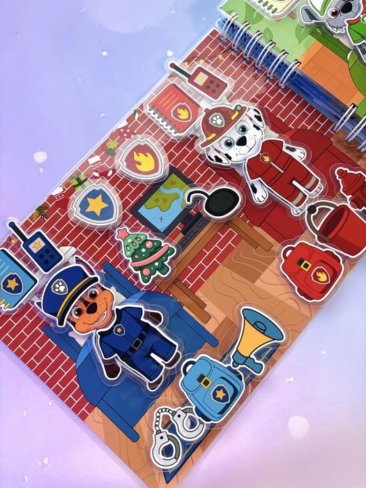 Альбом на липучках "Щенячий патруль. Зимова місія"