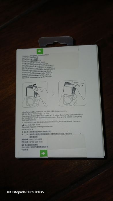 Obudowa do kamery DJI Action 2 Magnetic Protection Case