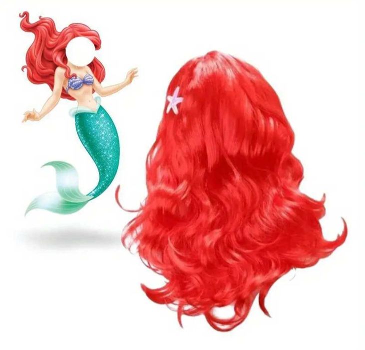 Kostium Mała Syrenka Ariel Arielka, r. 140 przebranie