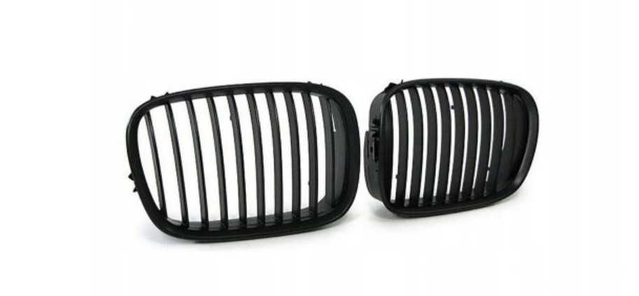 Atrapa Grill Nerki BMW 5 E39 E 39 BLACK połysk komplet